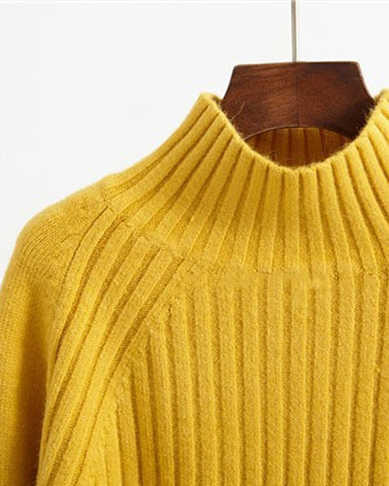 Pull à col roulé pour femmes avec une touche élégante.