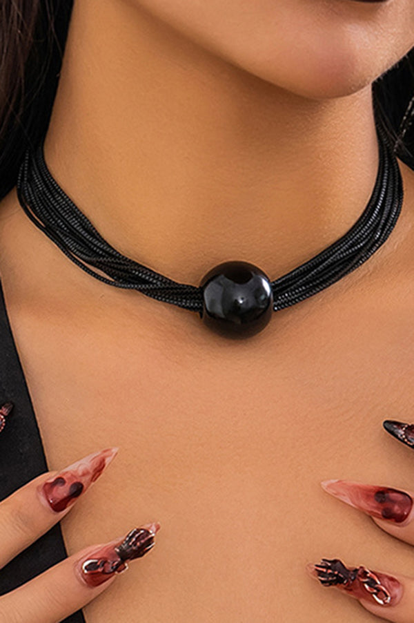 Collier simple à chaîne empilée multi-couches