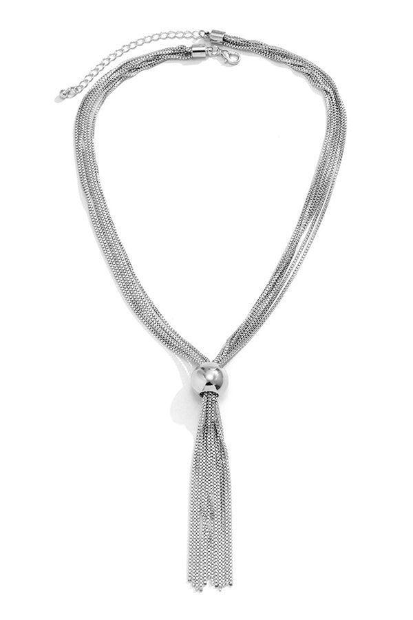 Collier simple à chaîne empilée multi-couches