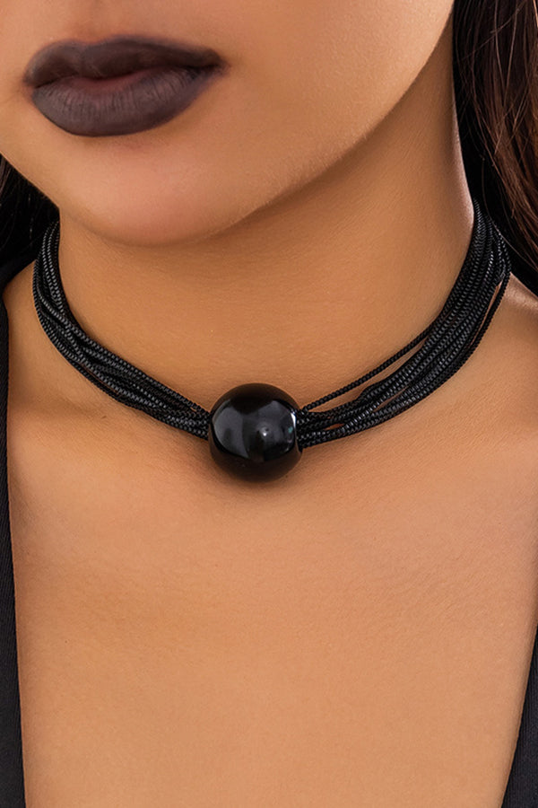 Collier simple à chaîne empilée multi-couches
