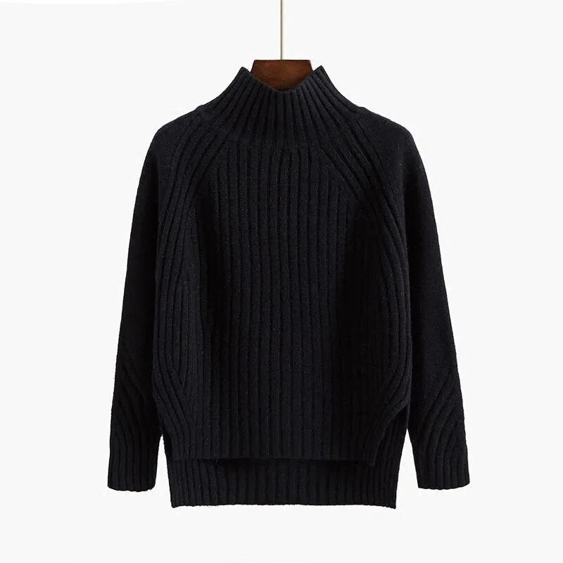Pull à col roulé pour femmes avec une touche élégante.