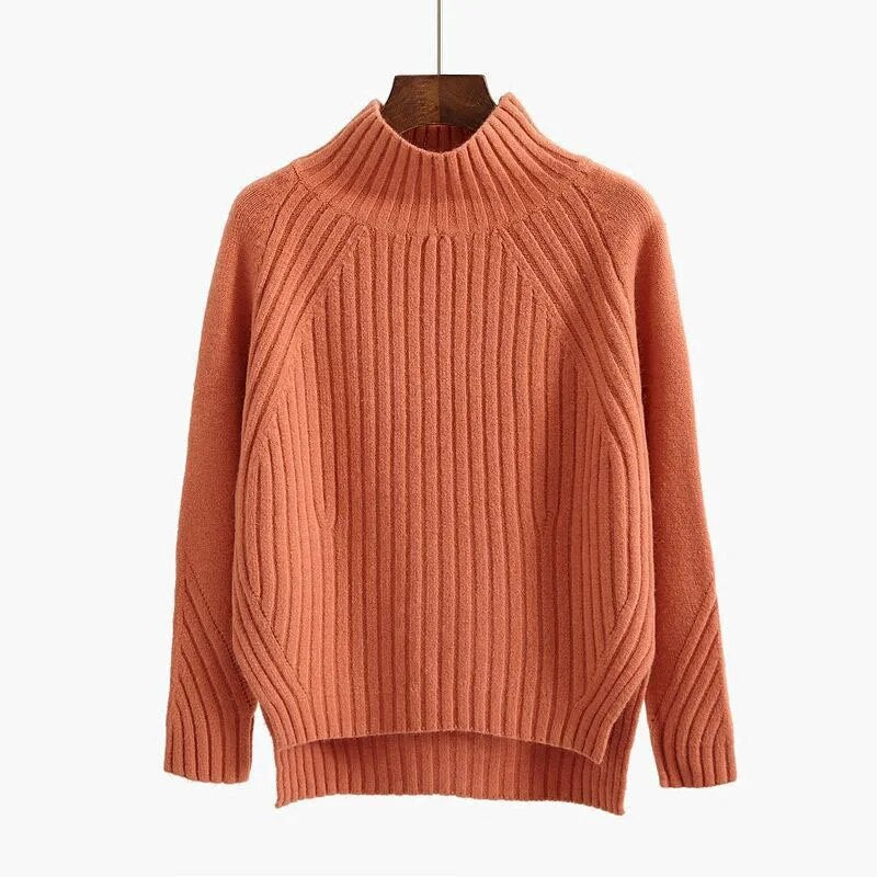 Pull à col roulé pour femmes avec une touche élégante.