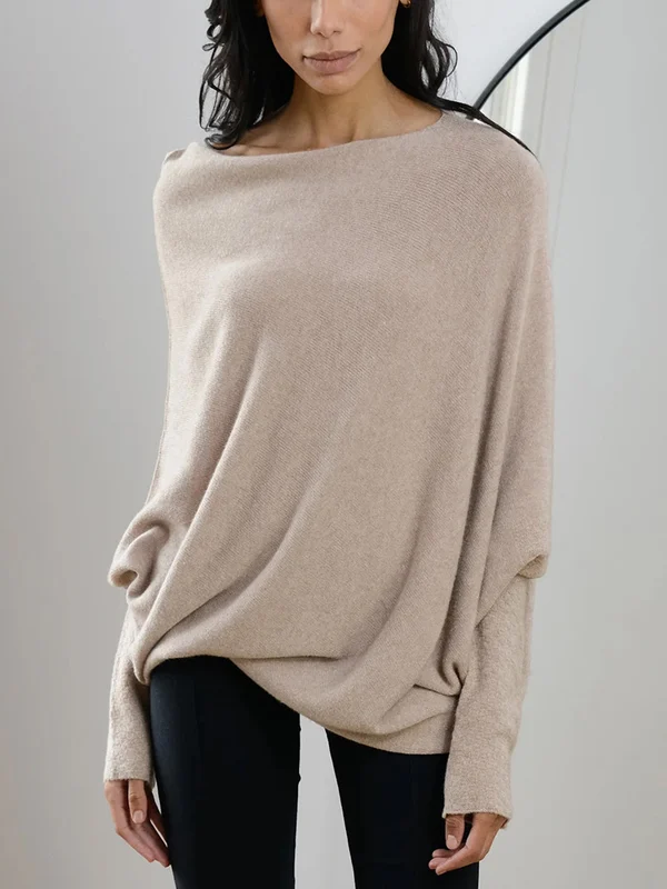 Pull asymétrique élégant