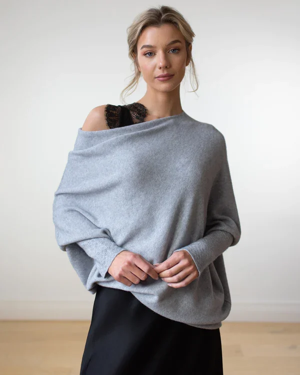 Pull asymétrique élégant