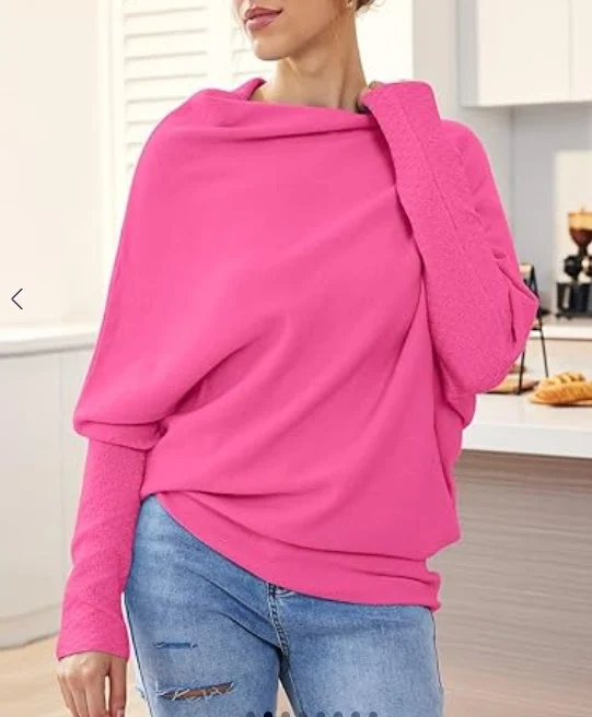 Pull asymétrique élégant
