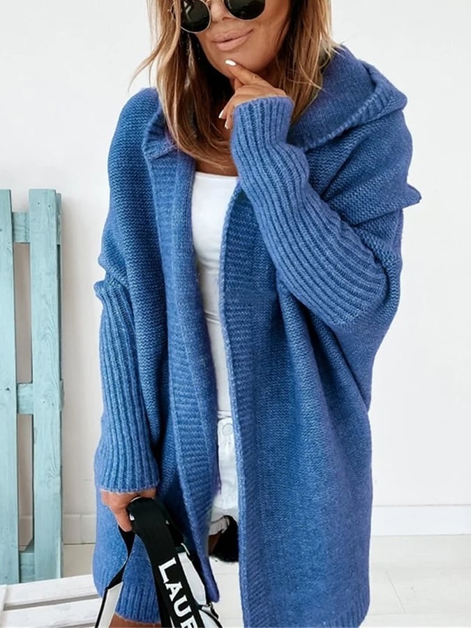 Veste avec capuche et coutures simples