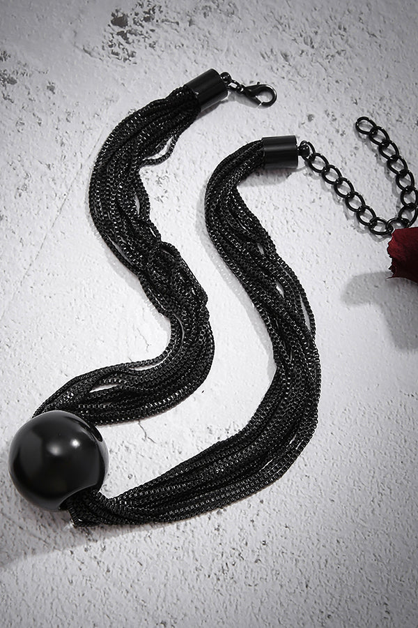 Collier simple à chaîne empilée multi-couches