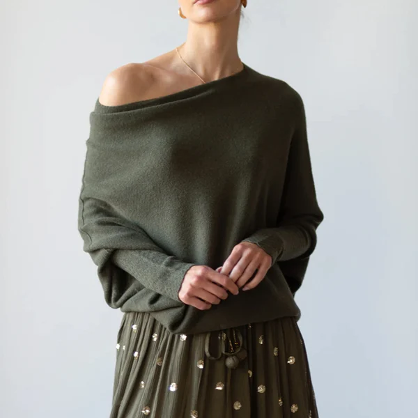 Pull asymétrique élégant