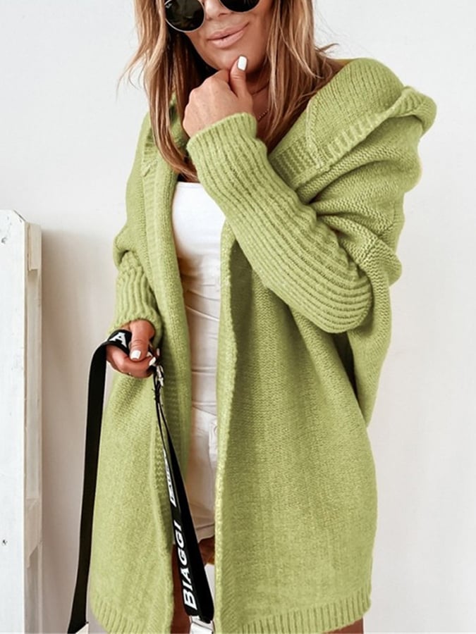 Veste avec capuche et coutures simples