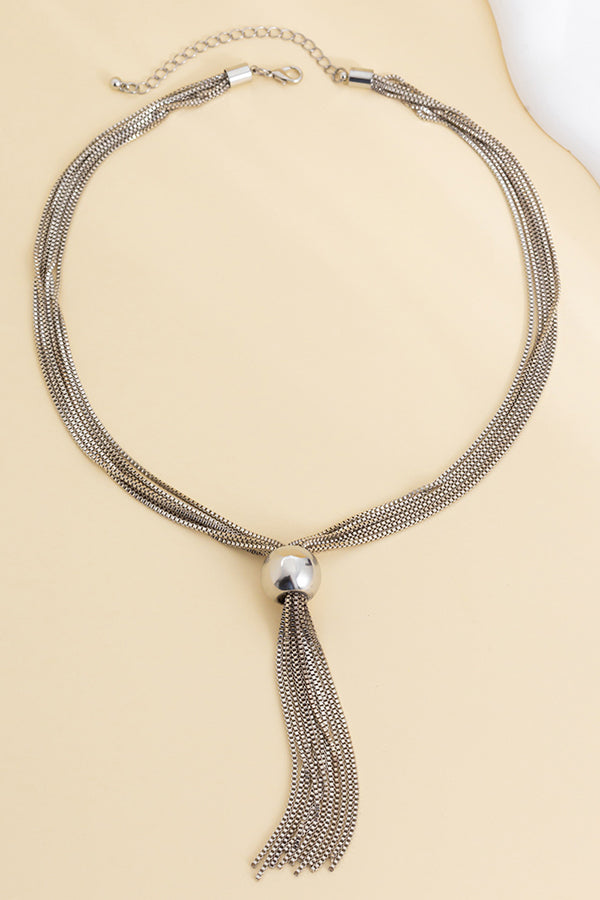 Collier simple à chaîne empilée multi-couches