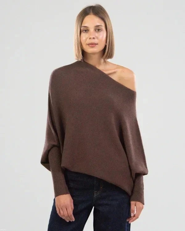 Pull asymétrique élégant