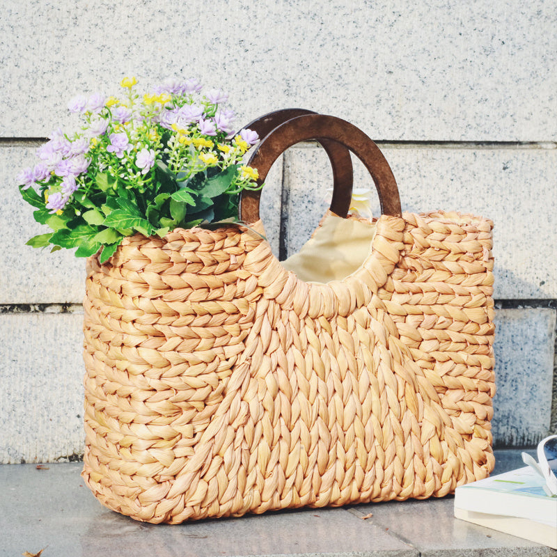 Sac de Plage en Rotin